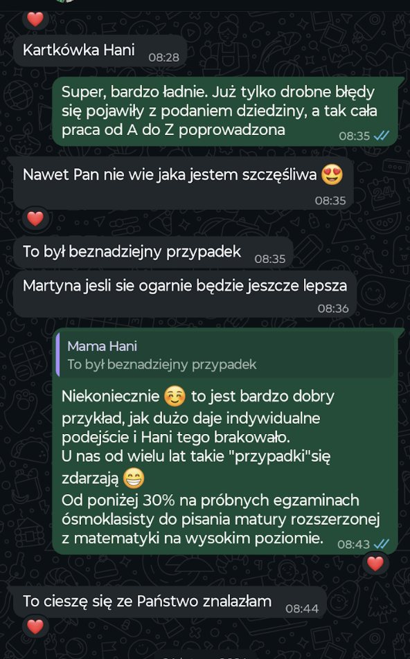 Wiadomość — Mama Hani