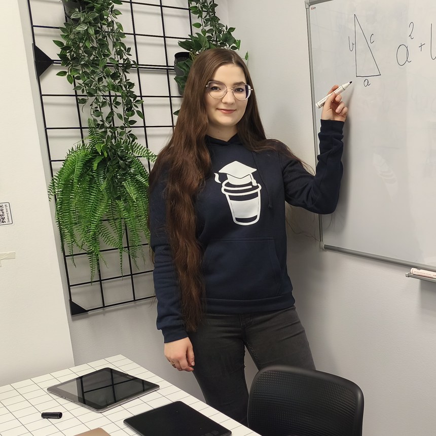 Sara Adamczak, korepetytorka matematyki